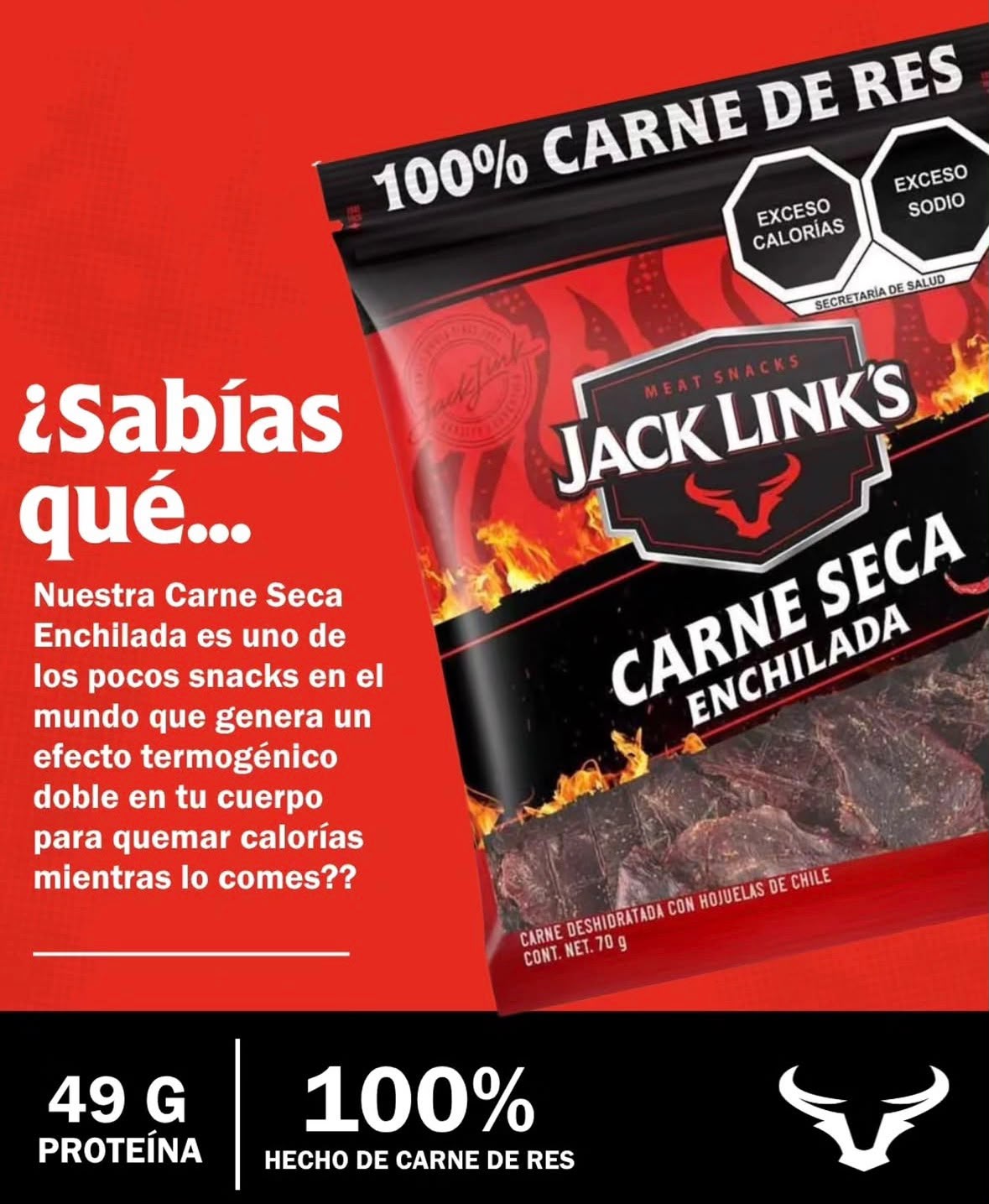 Carne Seca Enchilada 70 g