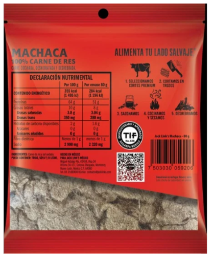Machaca de Res 80 g